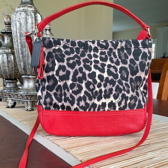 Coach Handbags - Coach Leopard Bag